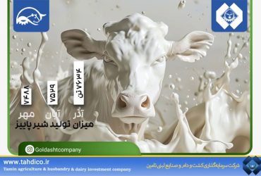 Zegoldasht’s Strong Leadership in Milk Production Among Listed Companies in Fall 1404