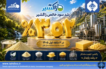 Profitability Record Under TADICO Holding; Zagshir Reports 302% Growth in Net Profit in Spring 1405