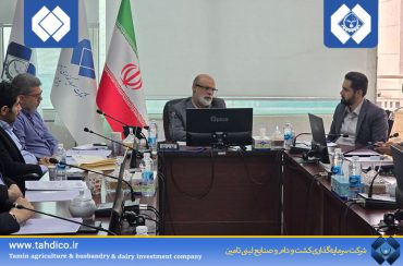 نشست بررسی عملکرد تادیکو با حضور معاون راهبردی و نظارت بر شرکت‌های شستا