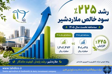 رشد ۲۲۵ درصدی سود خالص ملاردشیر در سه‌ماهه نخست سال ۱۴۰۵