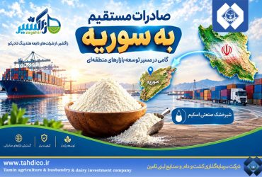 گام تازه هلدینگ تادیکو در توسعه بازارهای منطقه‌ای؛ آغاز صادرات مستقیم زاگشیر به سوریه